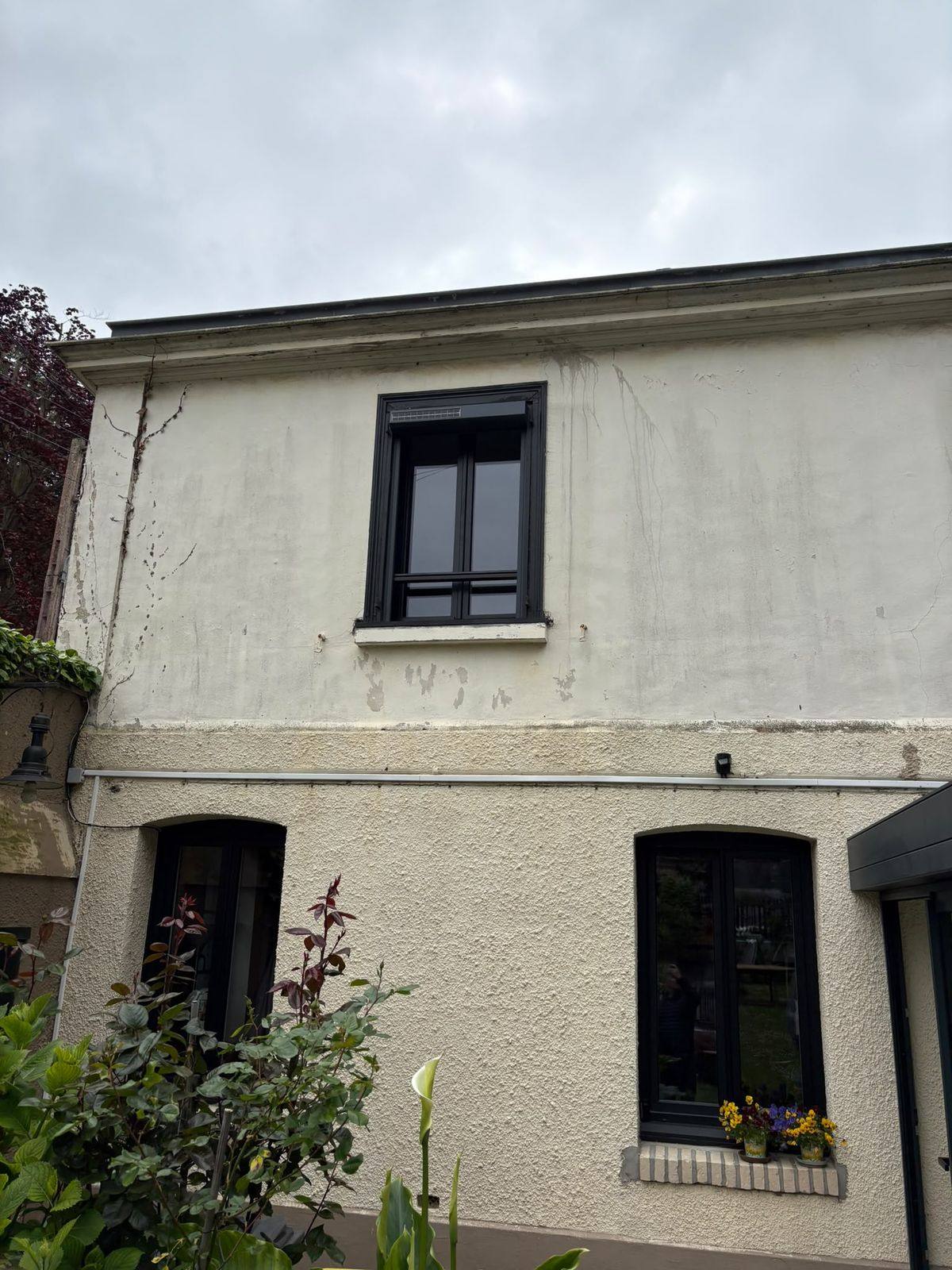 Maison de ville côté cour, avant travaux